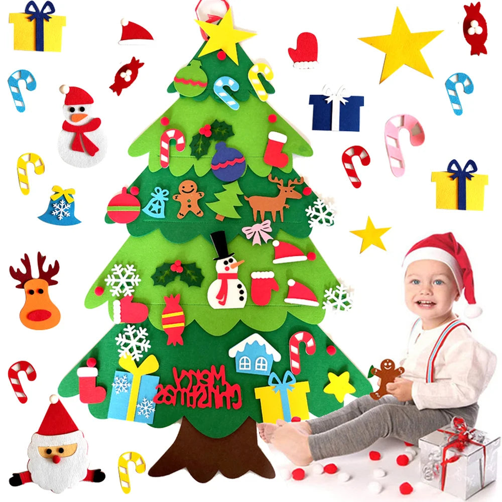 Kids' DIY Felt Christmas Tree