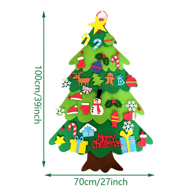 Kids' DIY Felt Christmas Tree