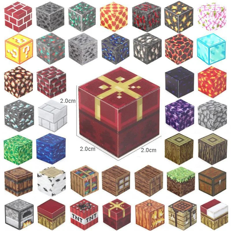 Magnetic Mini World Blocks