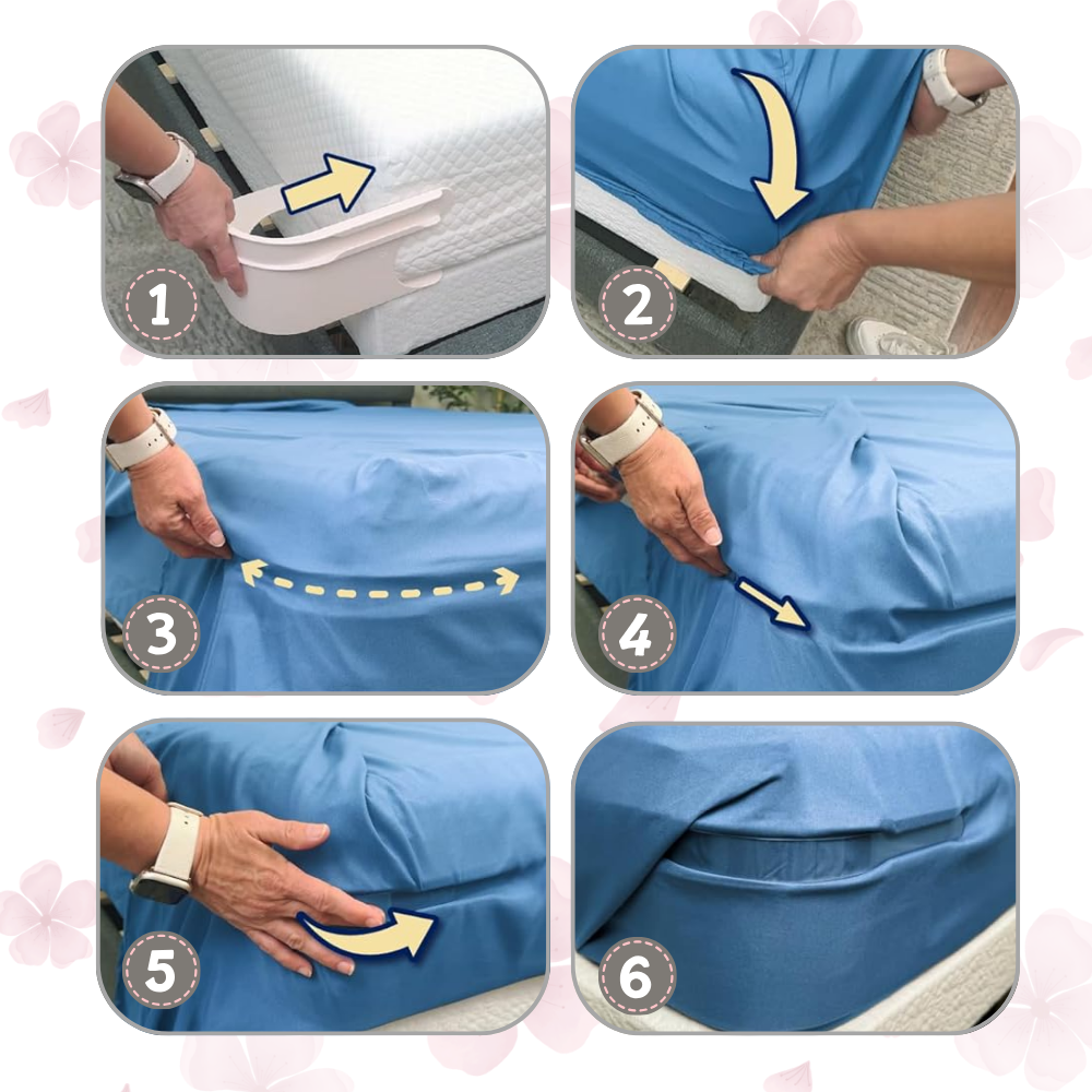 FixaDrap® – Sujetadores Elásticos para Sábanas (Set de 4) | Para Camas Infantiles y Más